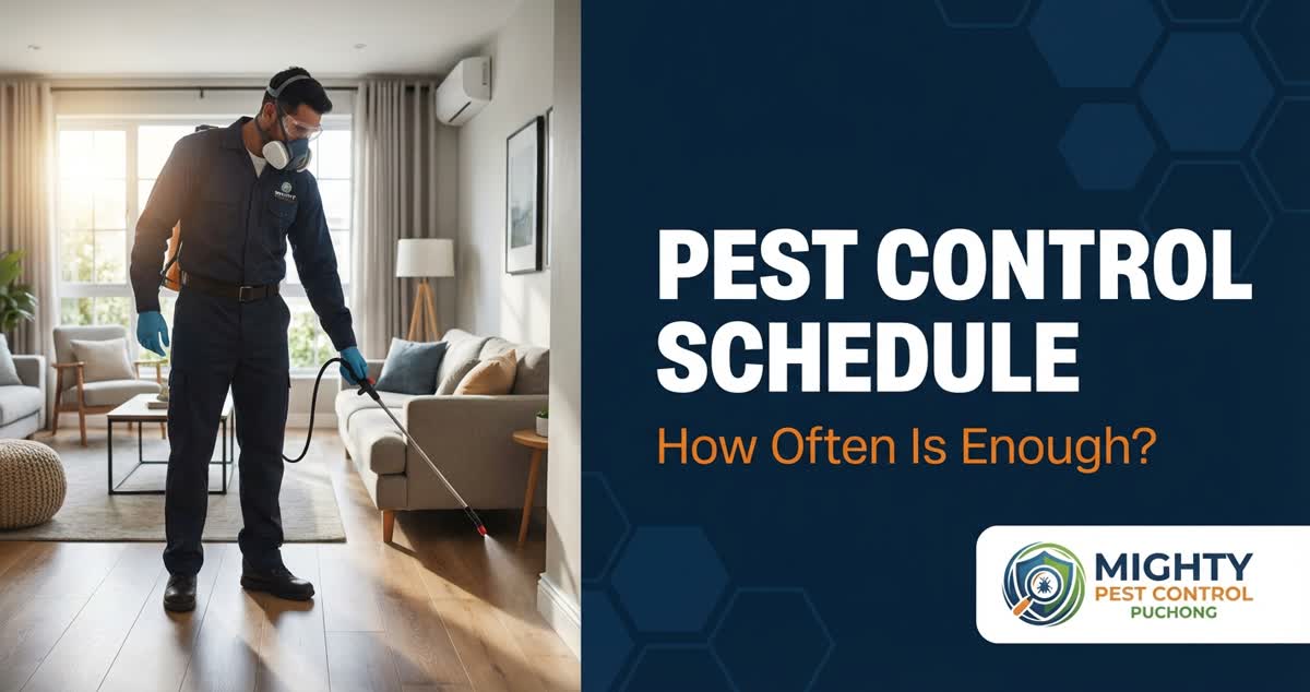Pest control schedule guide