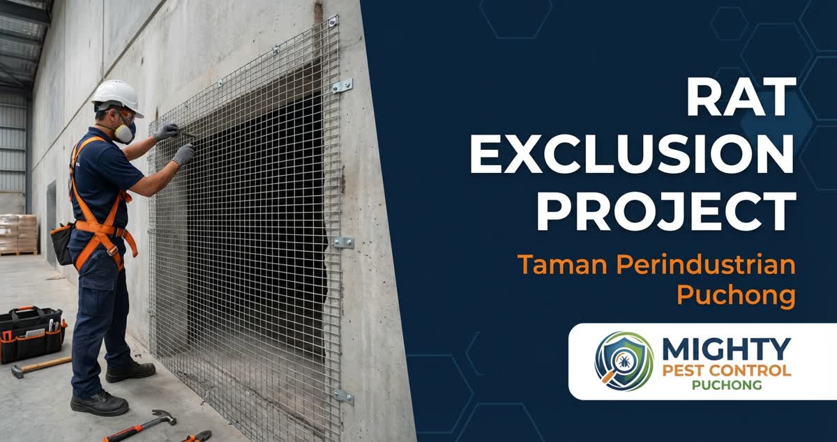 Rat exclusion warehouse Puchong